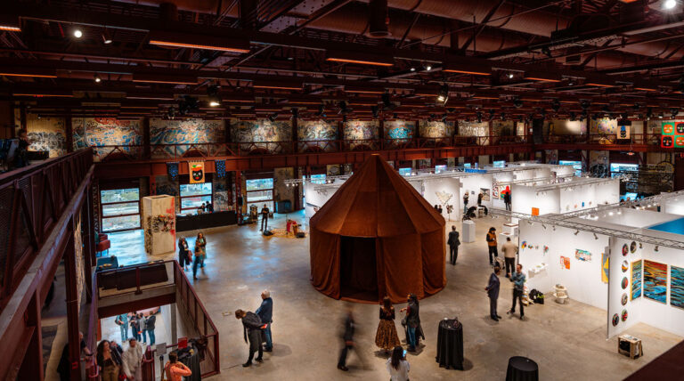 CONDUCTOR Art Fair Opening Night in Brooklyn