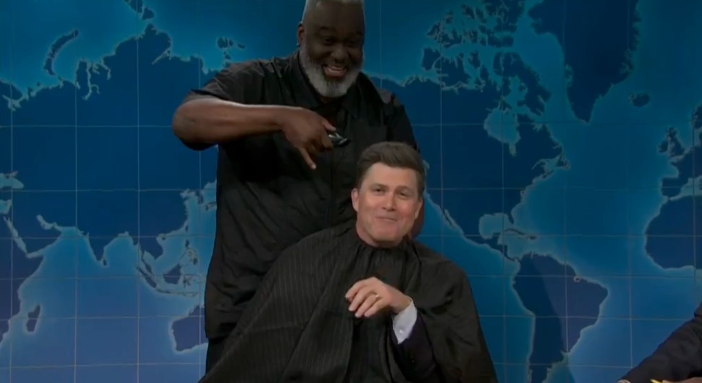 Colin Jost Nearly Shaves Off Hair Colin Jost Nearly Shaves Off Hair