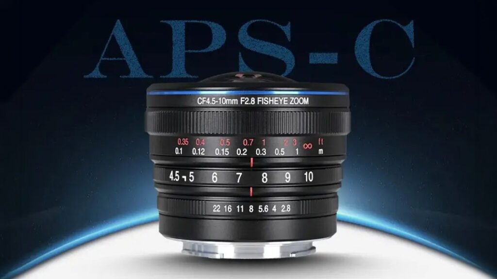 Laowa CF 4.5-10mm F2.8 Zoom Fisheye lens