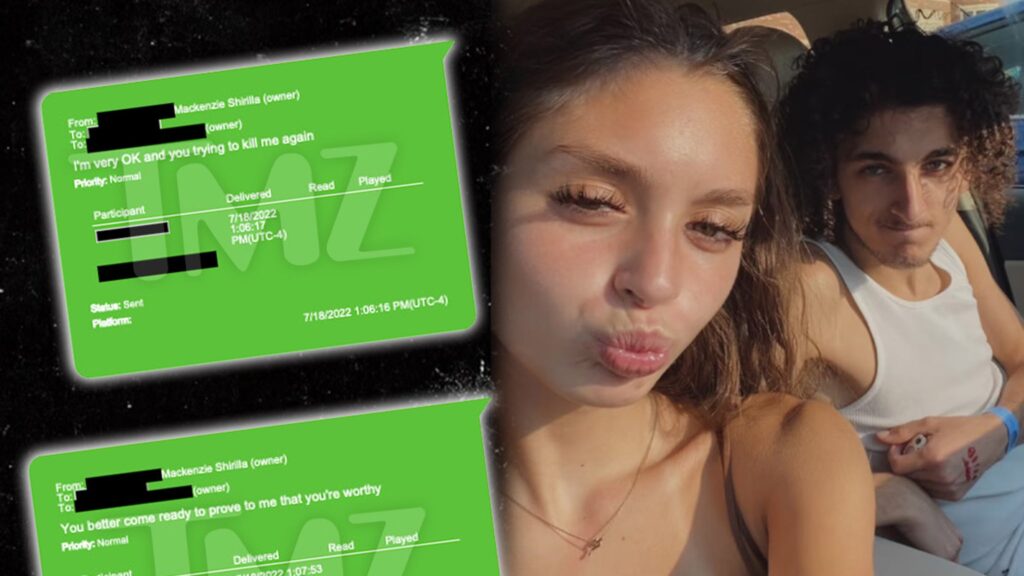 Mackenzie Shirilla Claimed Dominic Tried to Kill Her in Shocking Texts Mackenzie Shirilla Claimed Dominic Tried to Kill Her in Shocking Texts