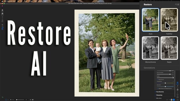 ON1 Photo Raw 2026.4 Restore AI: Honest Limits ON1 Photo Raw 2026.4 Restore AI: Honest Limits