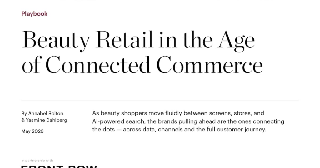 Playbook | Beauty Retail in the Age of Connected Commerce Playbook | Beauty Retail in the Age of Connected Commerce