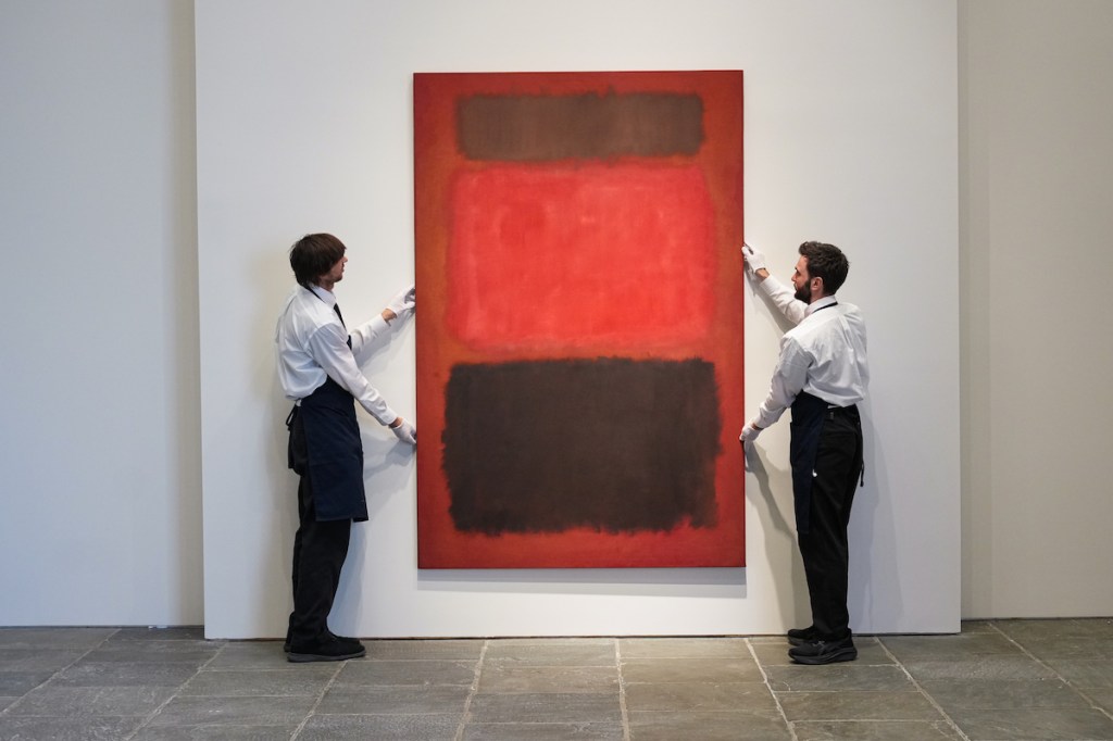 Rothko Painting from Robert Mnuchin Sells at Sotheby’s for $85.8 M. Rothko Painting from Robert Mnuchin Sells at Sotheby's for $85.8 M.