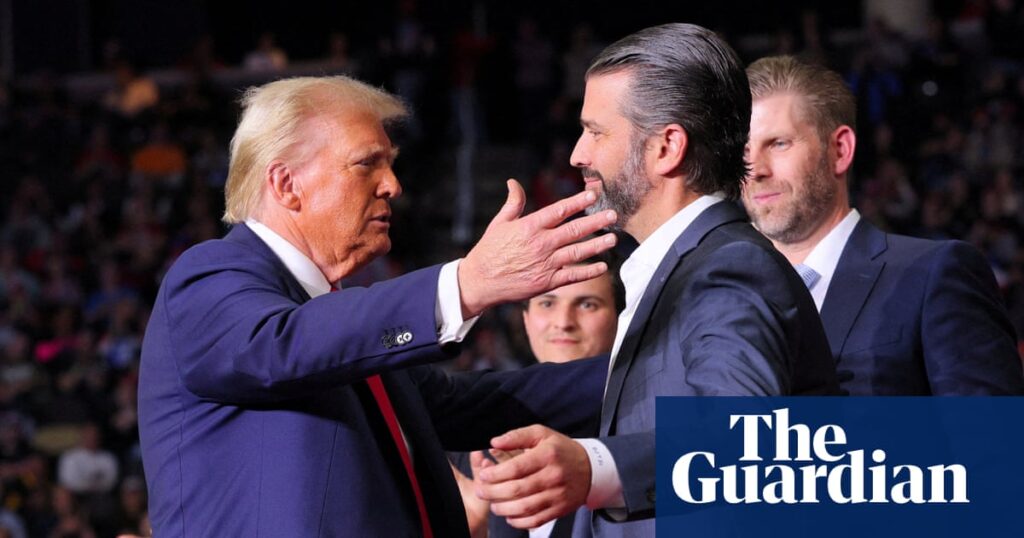 ‘He’s probably good’: Donald Trump Jr gets muted endorsement from his father for The Apprentice reboot | The Apprentice