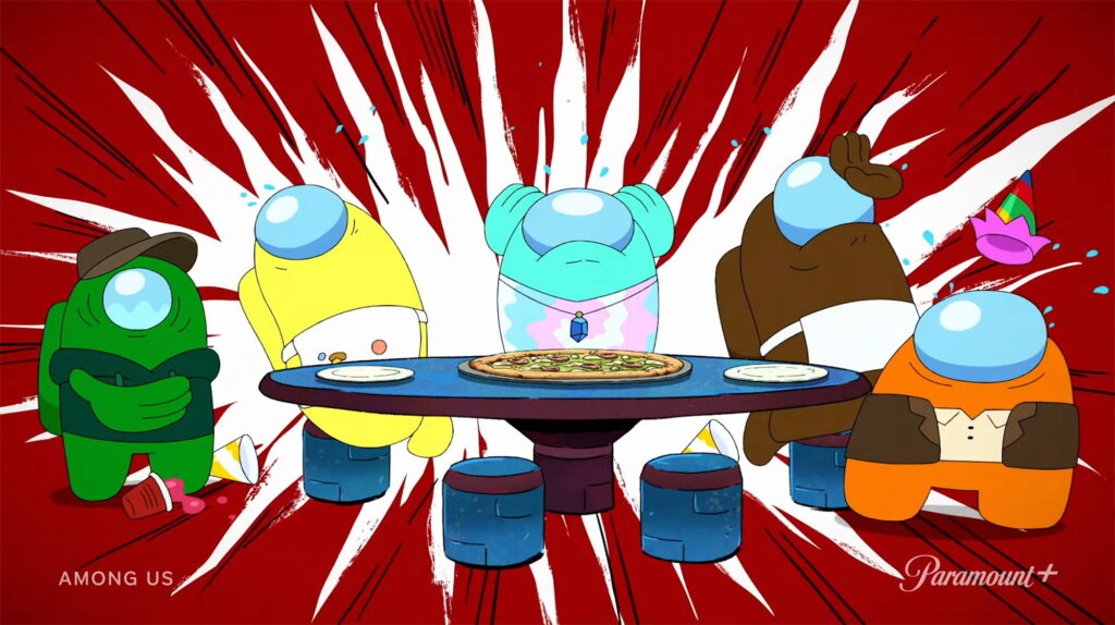 Amusing Trailer for Animated Series 'Among Us' Following Crewmates