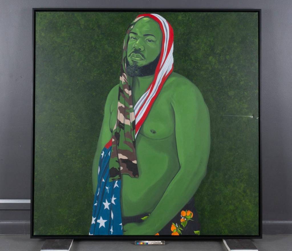 Art Was Defaced at the Houston Museum of African American Culture Art Was Defaced at the Houston Museum of African American Culture