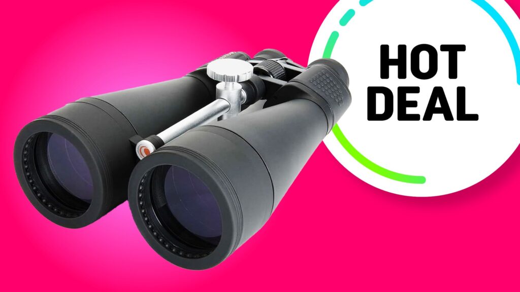 Reach for the Moon and aim for the stars with this outstanding $145.29 binocular deal Celestron Skymaster 20x80