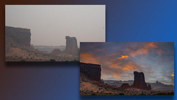 Salvaging Landscape Photos Damaged by Wildfire Smoke Salvaging Landscape Photos Damaged by Wildfire Smoke