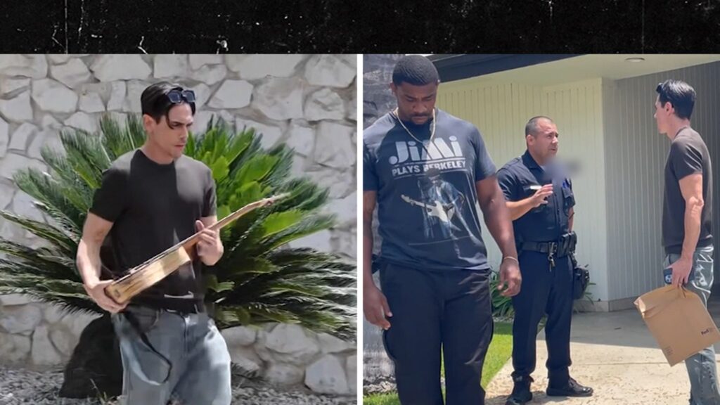 Tom Sandoval’s Ex Screams She ‘F***ing Hates’ Him During Tense Encounter at House, Video Tom Sandoval's Ex Screams She 'F***ing Hates' Him During Tense Encounter at House, Video