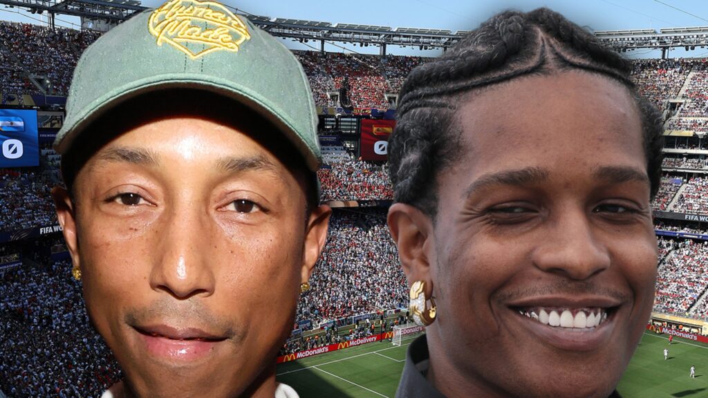 BBC Commentator Mixes Up Pharrell With ‘AKA Rocky’ at World Cup Final BBC Commentator Mixes Up Pharrell With 'AKA Rocky' at World Cup Final