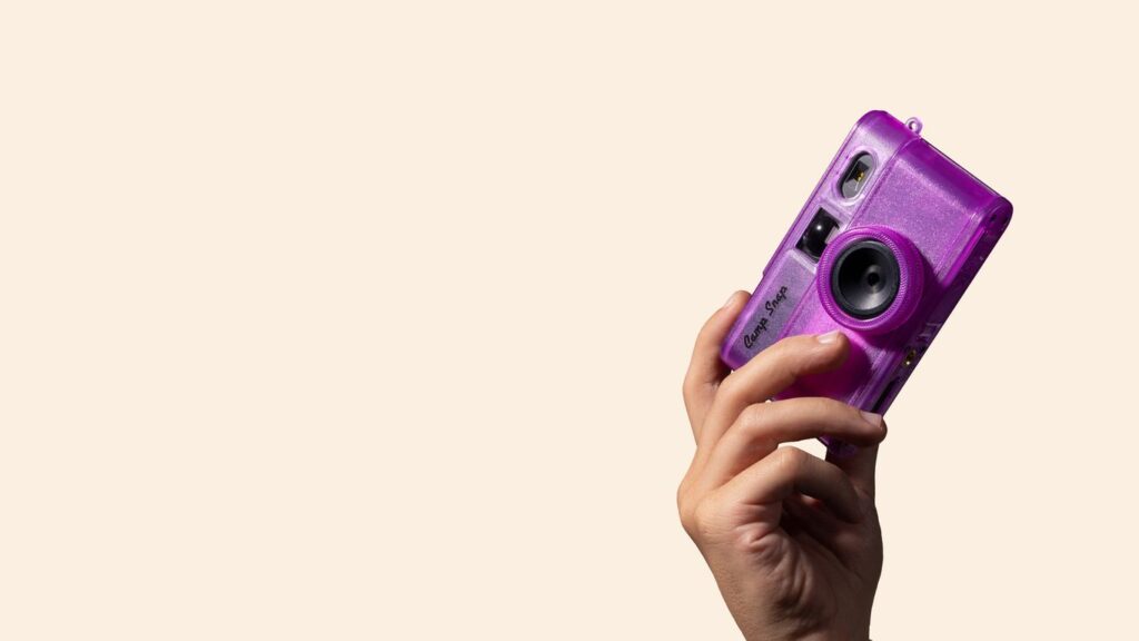 Is transparent tech making a comeback? This affordable screen-free retro compact camera is now launching in a classic Y2K look The Camp Snap 2 in Cosmic Grape