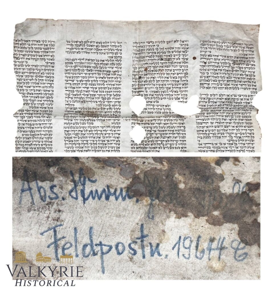 Auction Canceled of Nazi-looted Torah fragment after Israeli government intervened