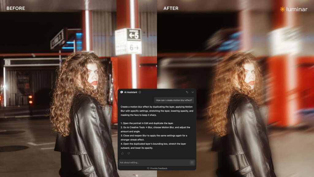 Luminar screenshot showing the 2026 Fall Update