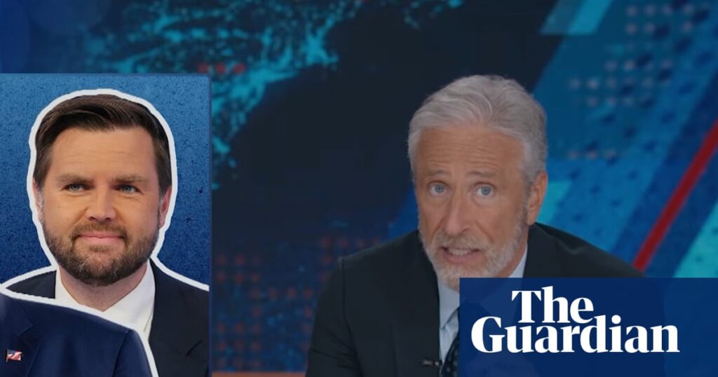 Jon Stewart on JD Vance’s rhetoric on immigrants: ‘cornerstone and intentional strategy’ | Late-night TV roundup