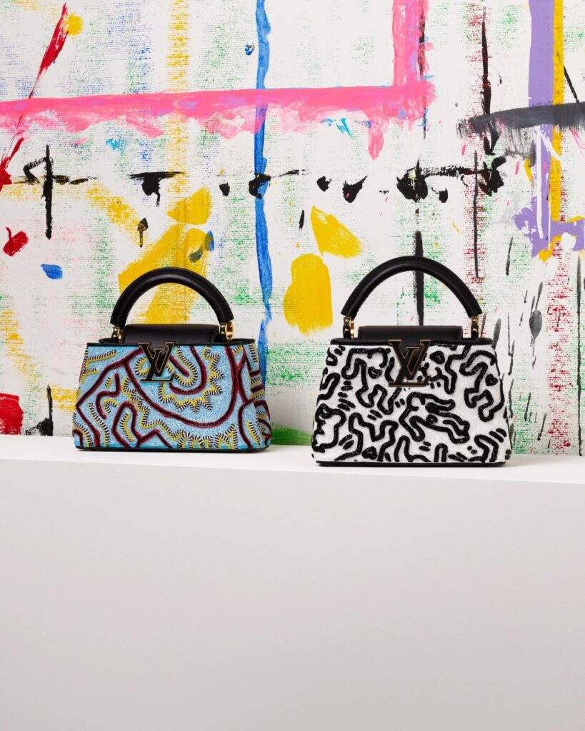 Louis Vuitton Launches Keith Haring Artycapucines Handbag Collection